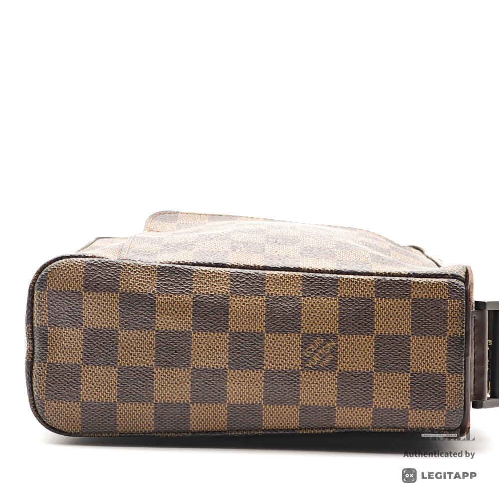 LOUIS VUITTON Damier Canvas Brown Shoulder Bag N41442 【ImportFeeFREE】