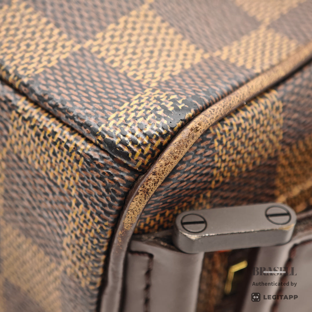 LOUIS VUITTON Damier Canvas Brown Shoulder Bag N41442 【ImportFeeFREE】