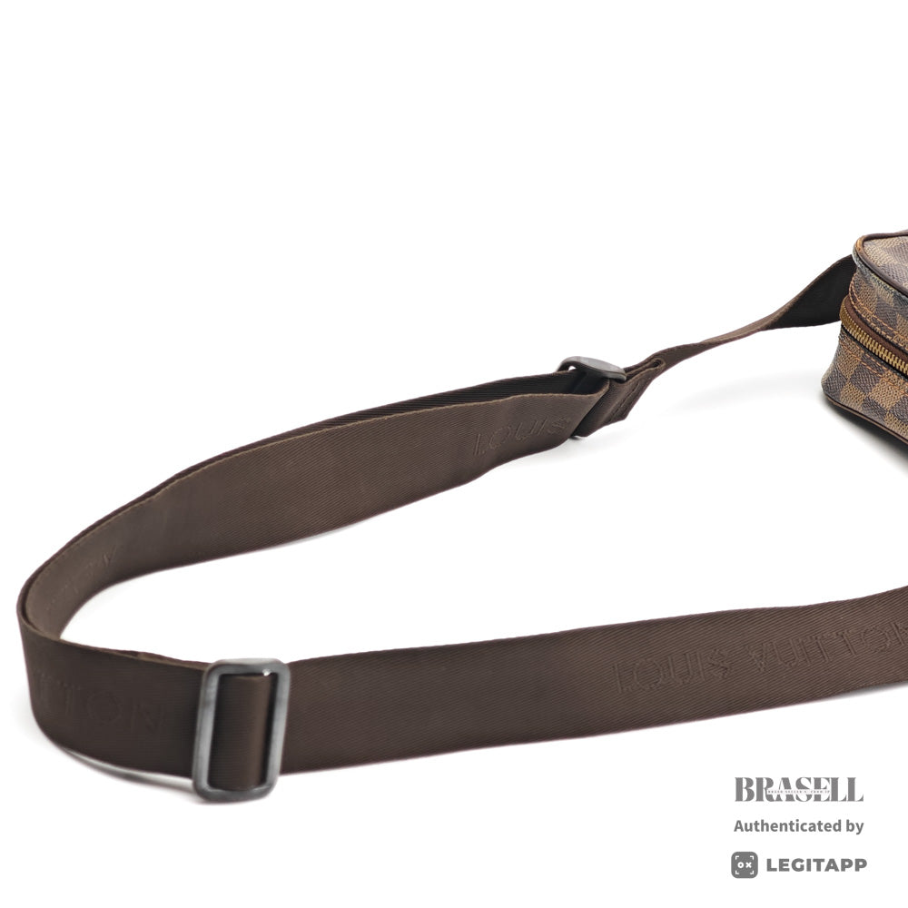 LOUIS VUITTON Damier Canvas Brown Shoulder Bag N41442 【ImportFeeFREE】