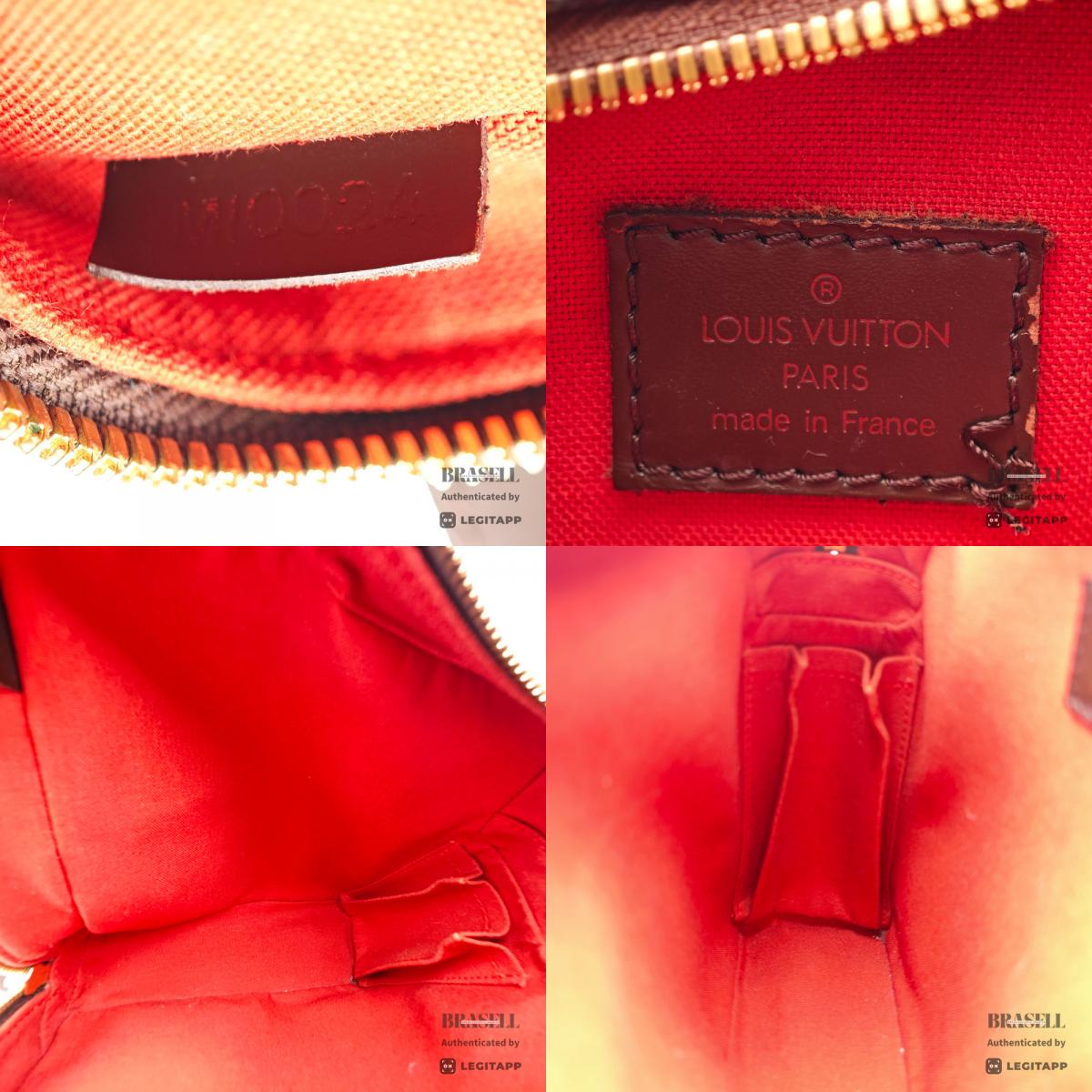 LOUIS VUITTON Damier Canvas Brown Shoulder Bag N41442 【ImportFeeFREE】