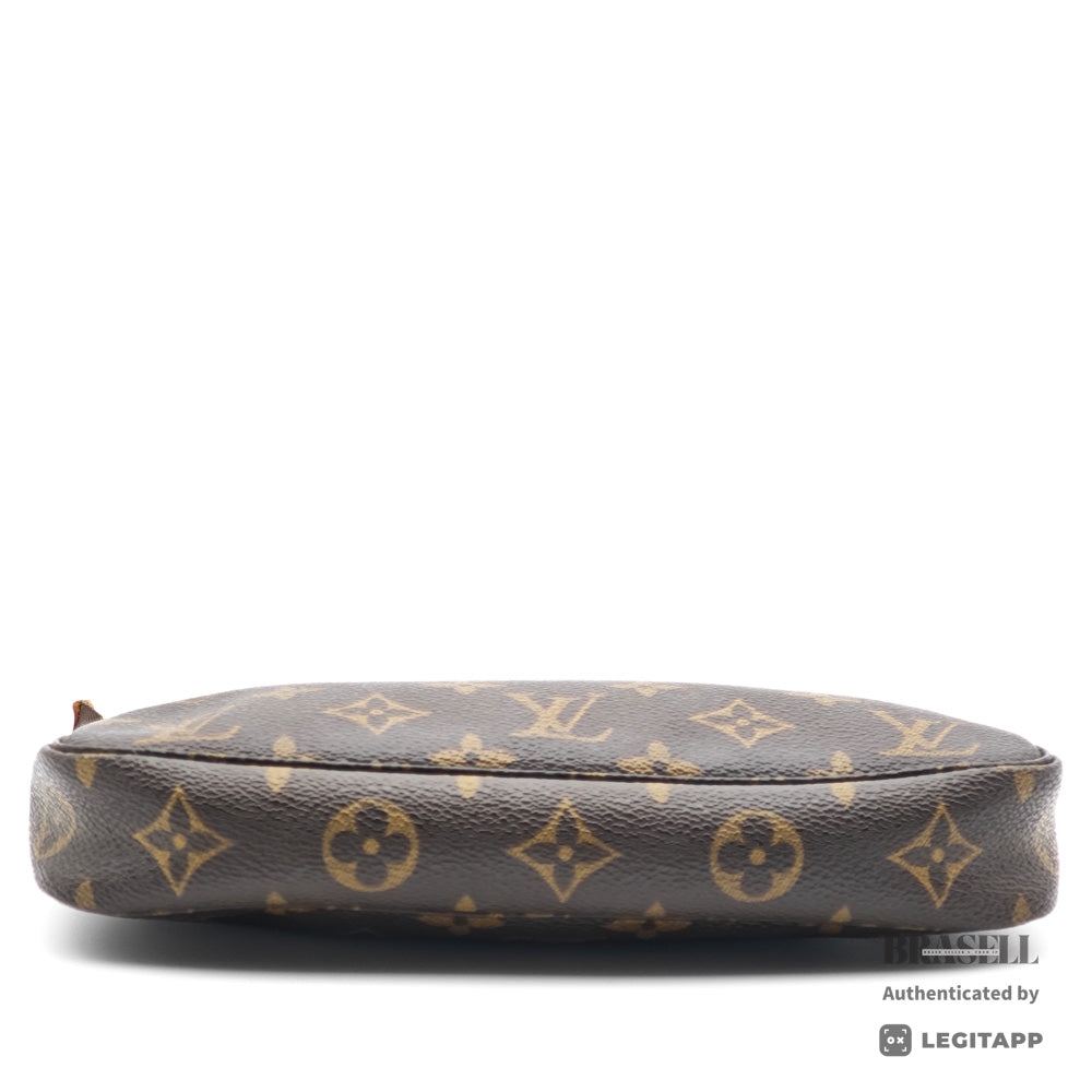 LOUIS VUITTON Pochette Monogram Canvas Brown Shoulder Bag 【ImportFeeFREE】
