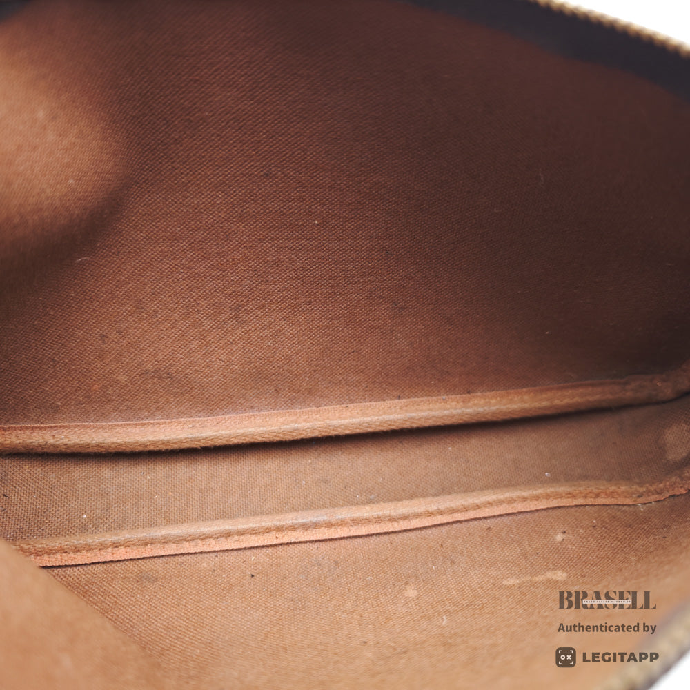 LOUIS VUITTON Pochette Monogram Canvas Brown Shoulder Bag 【ImportFeeFREE】