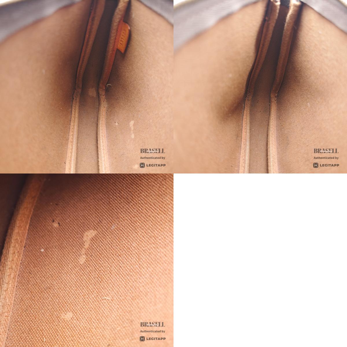 LOUIS VUITTON Pochette Monogram Canvas Brown Shoulder Bag 【ImportFeeFREE】
