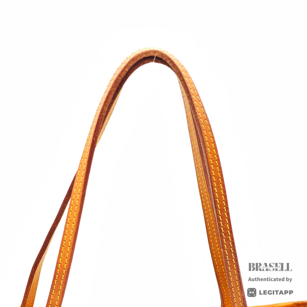 LOUIS VUITTON Neverfull MM Damier Azur Canvas White Tote Bag 【ImportFeeFREE】