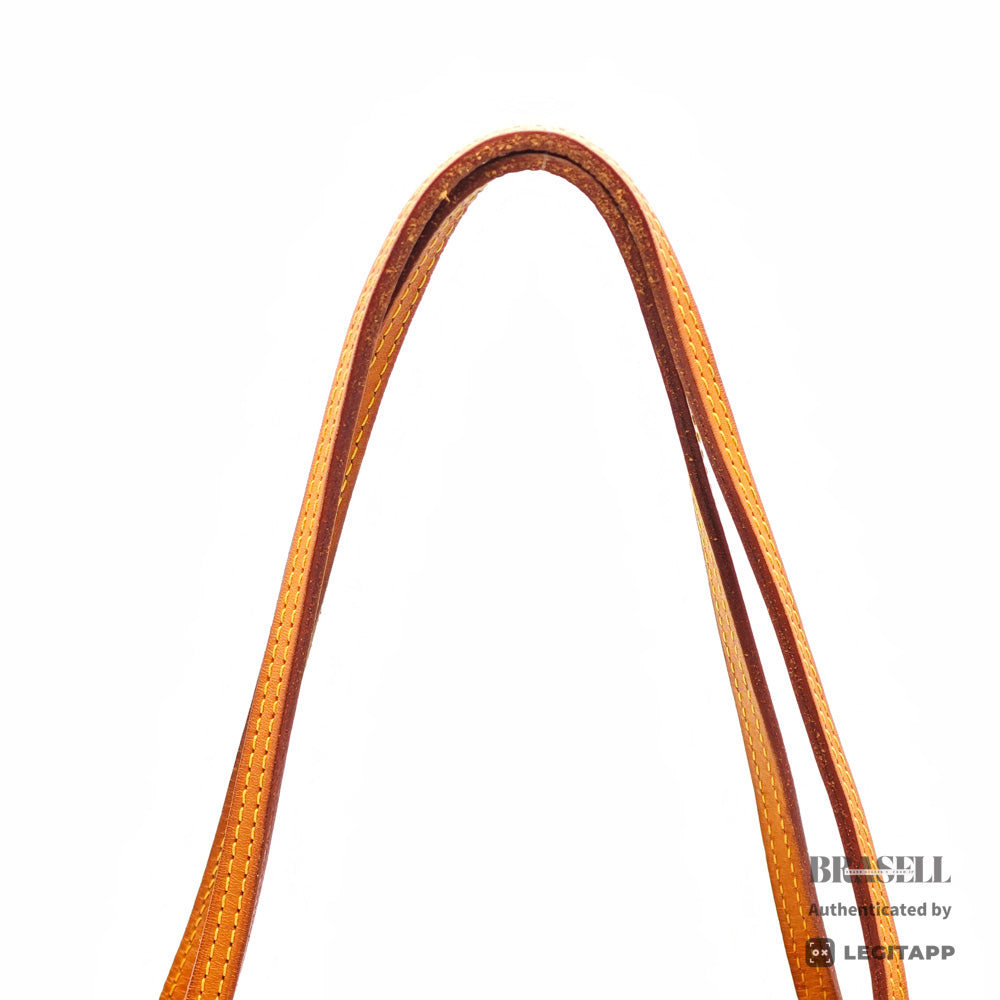 LOUIS VUITTON Neverfull MM Damier Azur Canvas White Tote Bag 【ImportFeeFREE】
