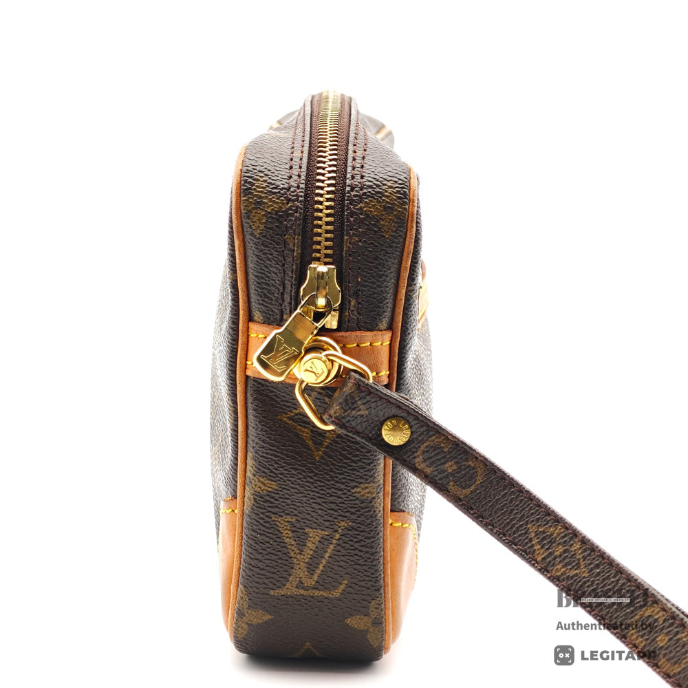 LOUIS VUITTON Marly Dragonne Monogram Canvas Clutch Bag M51825 【ImportFeeFREE】
