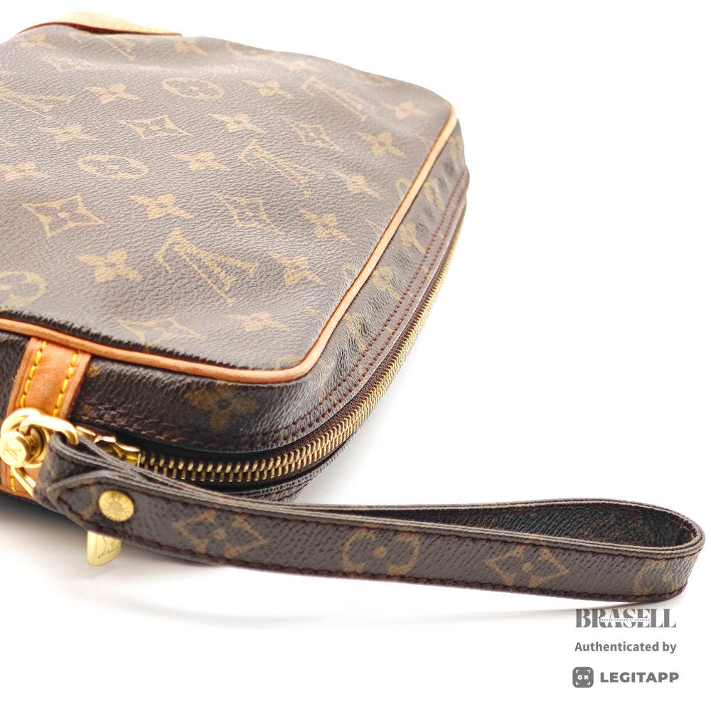 LOUIS VUITTON Marly Dragonne Monogram Canvas Clutch Bag M51825 【ImportFeeFREE】