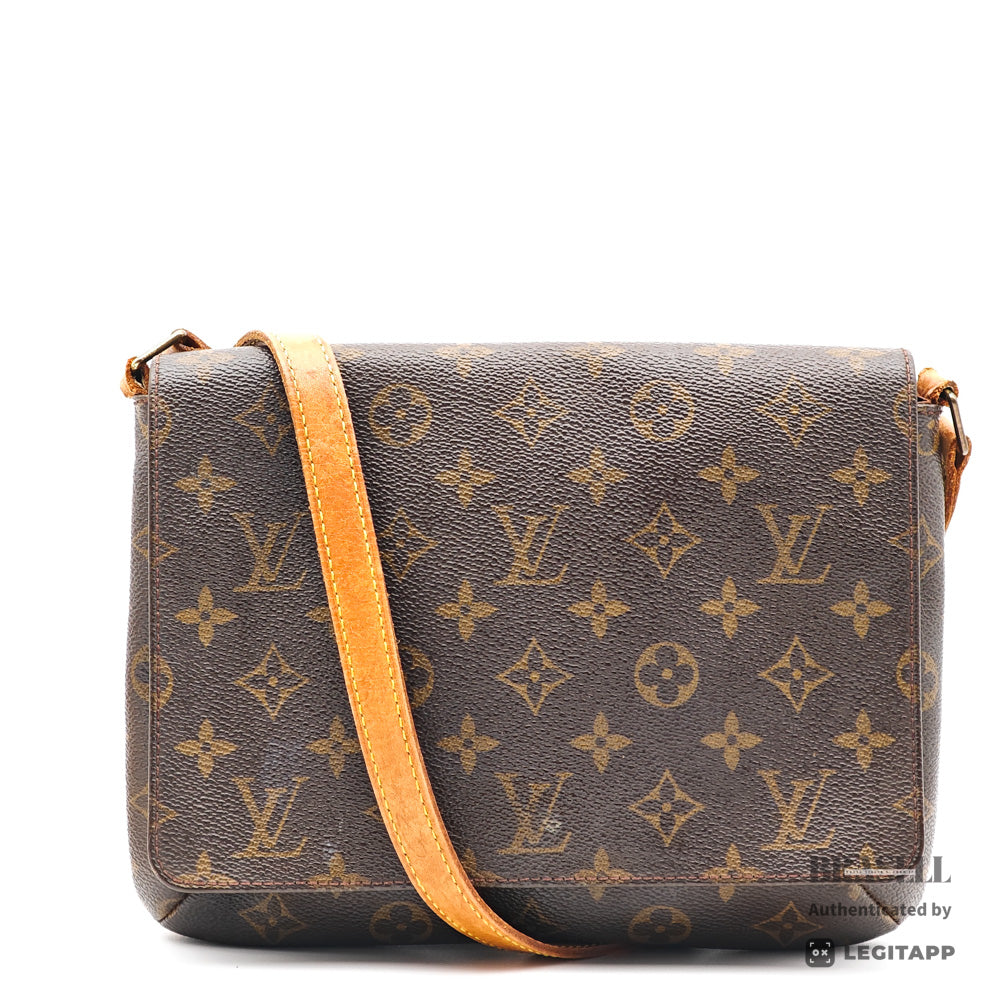 LOUIS VUITTON Musette Tango Long Monogram CanvasShoulder Bag 【ImportFeeFREE】