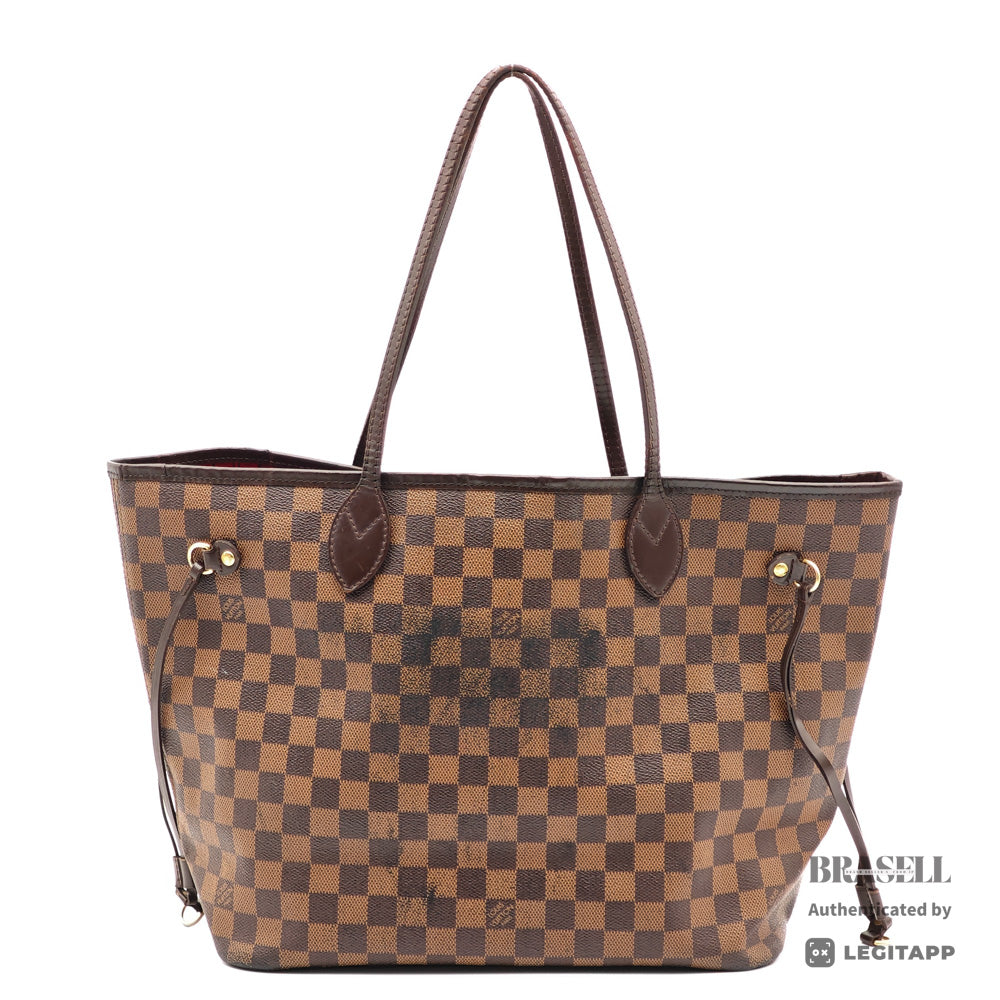 LOUIS VUITTON Neverfull MM Damier Canvas Brown Tote Bag N51105 【ImportFeeFREE】