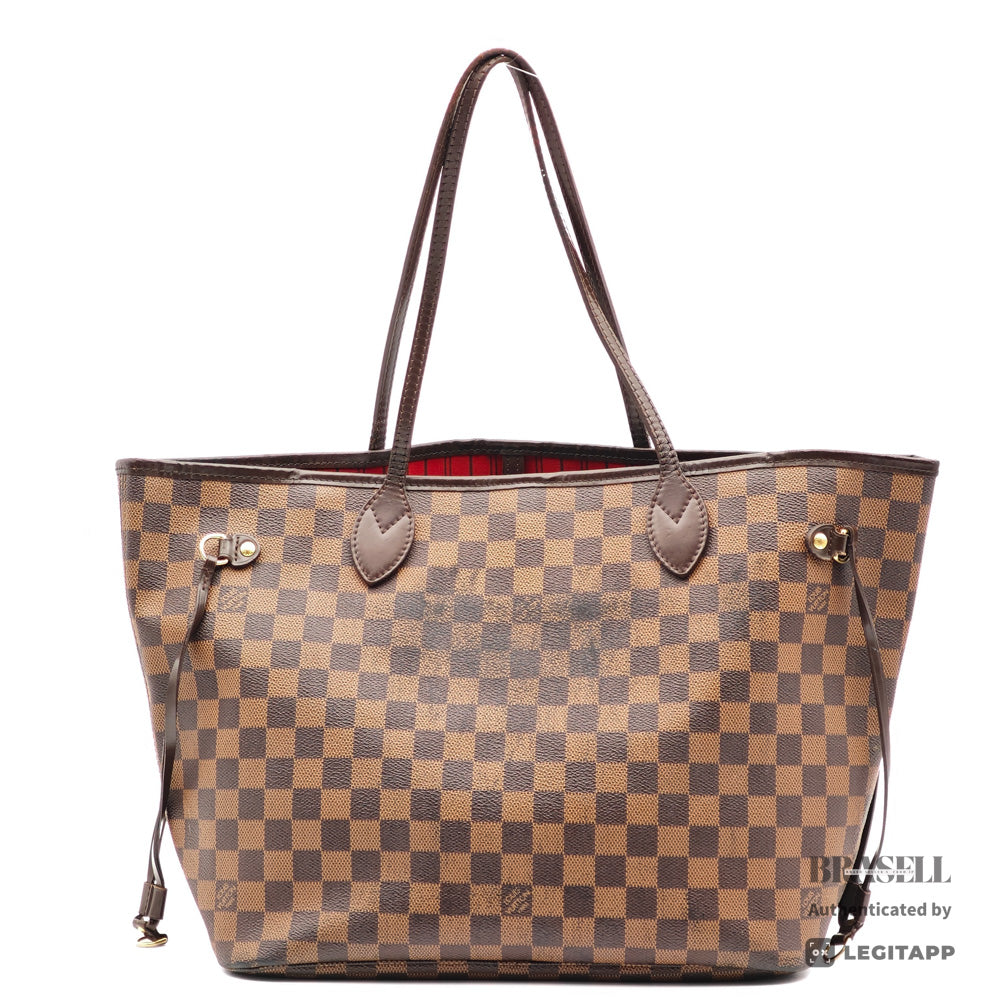 LOUIS VUITTON Neverfull MM Damier Canvas Brown Tote Bag N51105 【ImportFeeFREE】