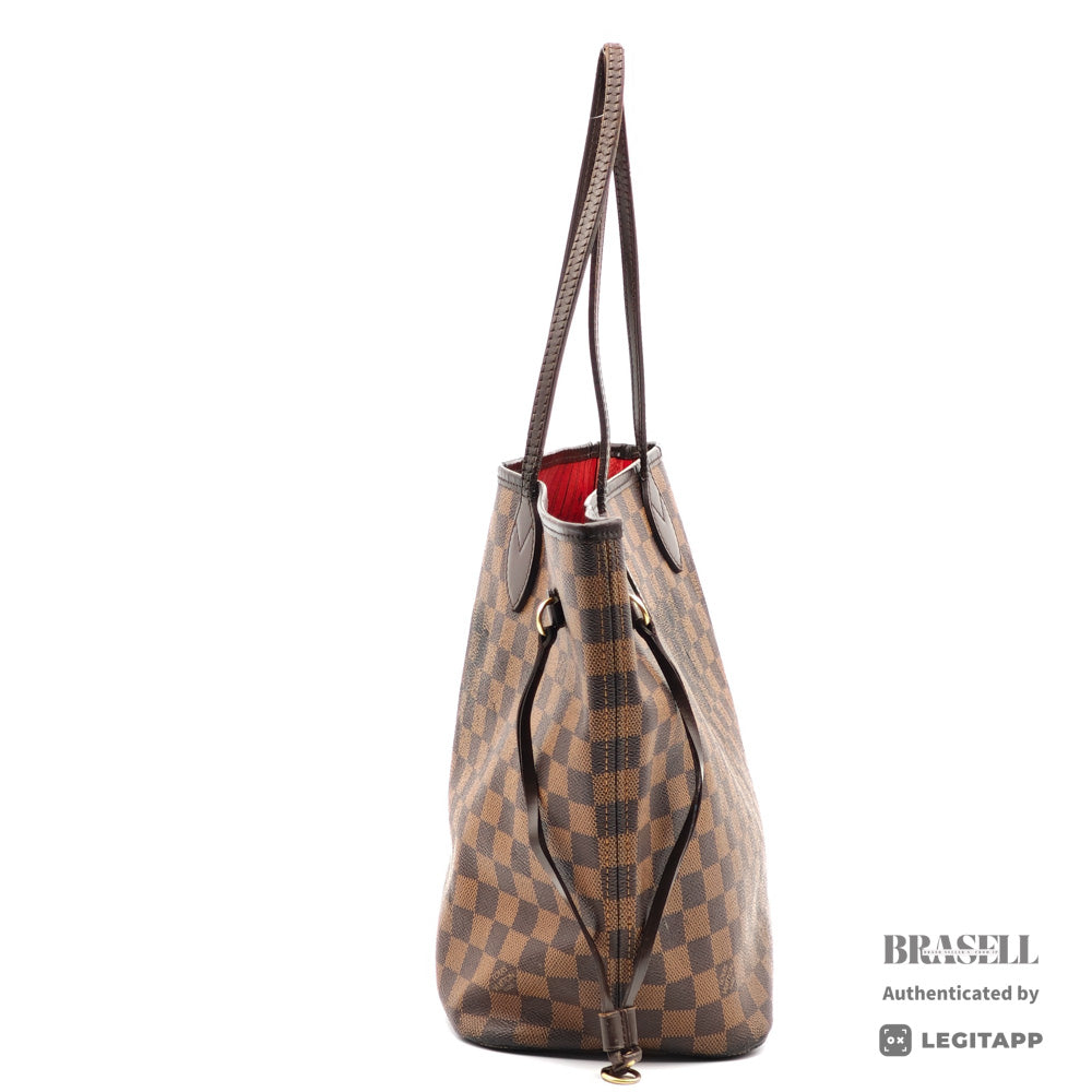 LOUIS VUITTON Neverfull MM Damier Canvas Brown Tote Bag N51105 【ImportFeeFREE】