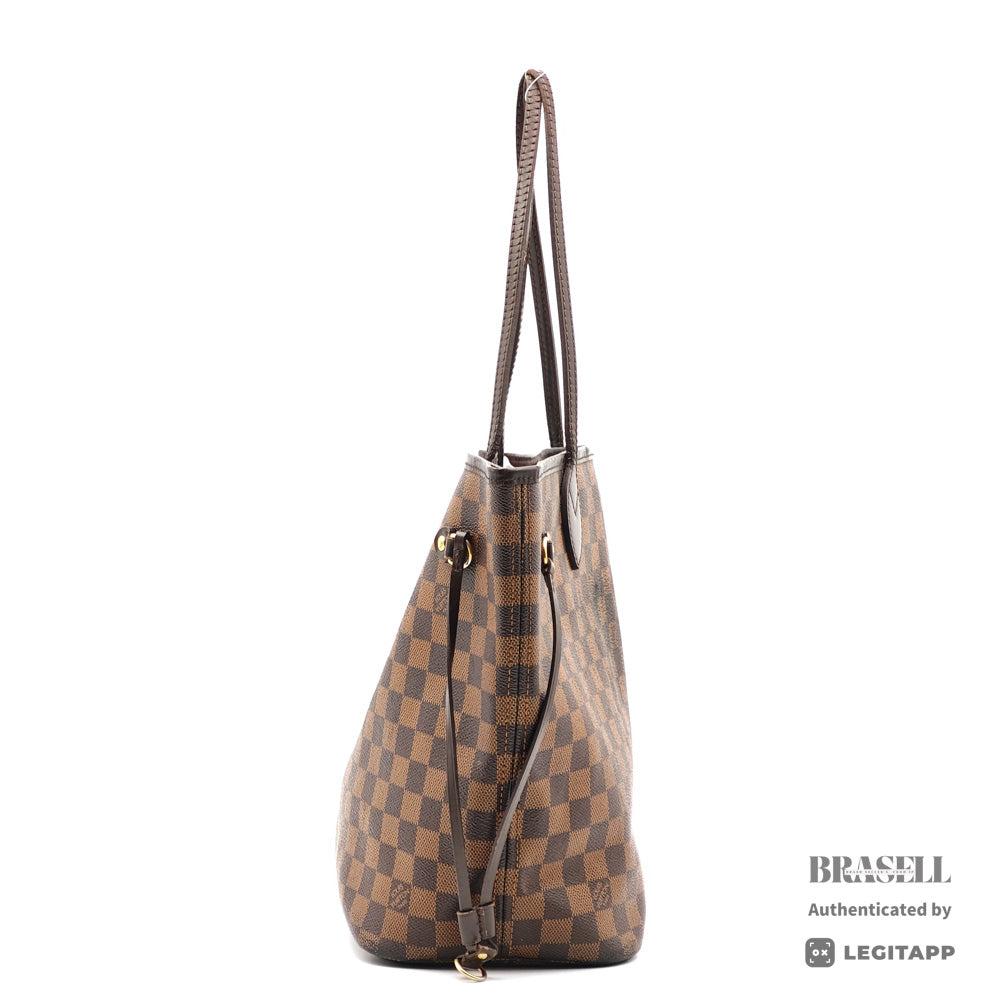 LOUIS VUITTON Neverfull MM Damier Canvas Brown Tote Bag N51105 【ImportFeeFREE】