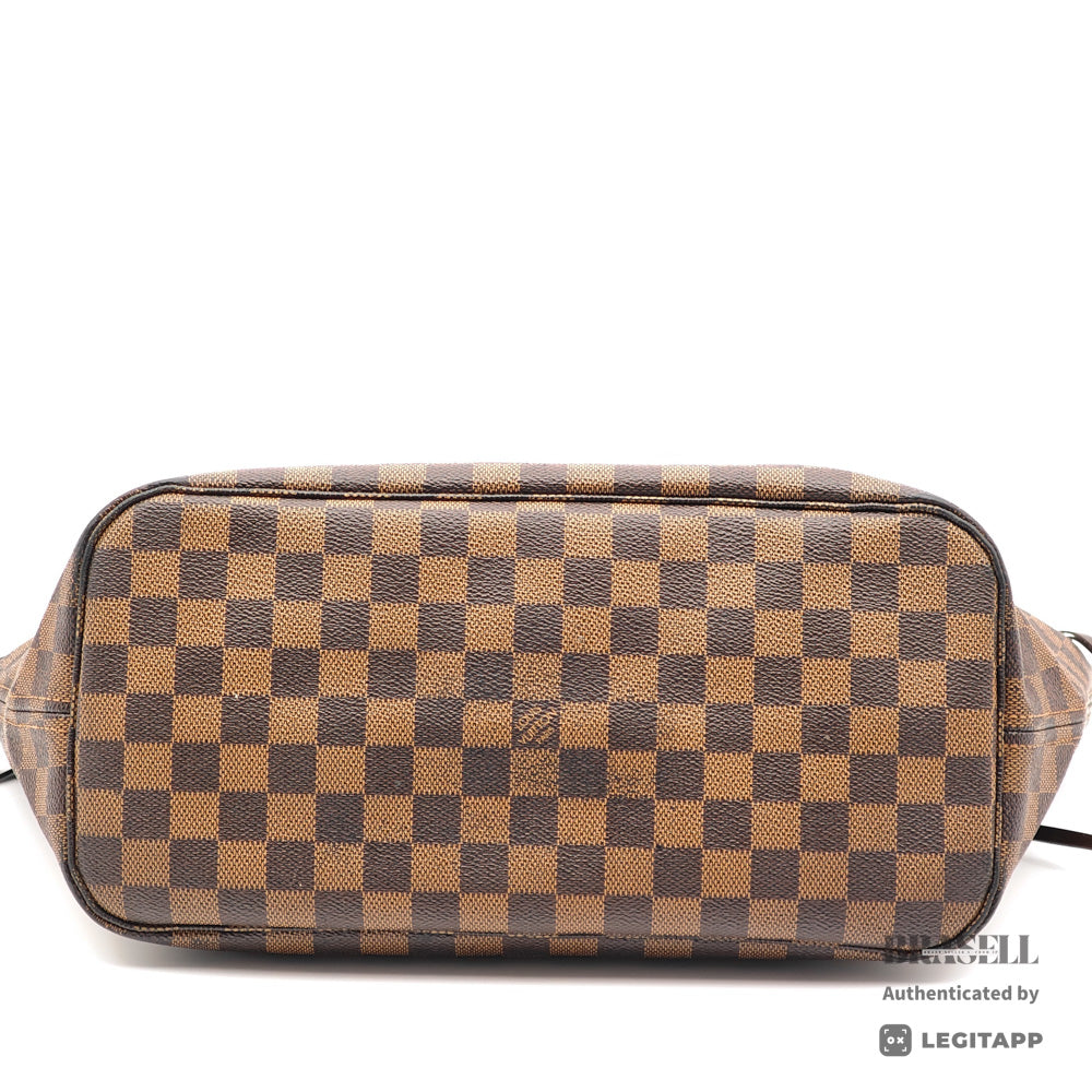 LOUIS VUITTON Neverfull MM Damier Canvas Brown Tote Bag N51105 【ImportFeeFREE】