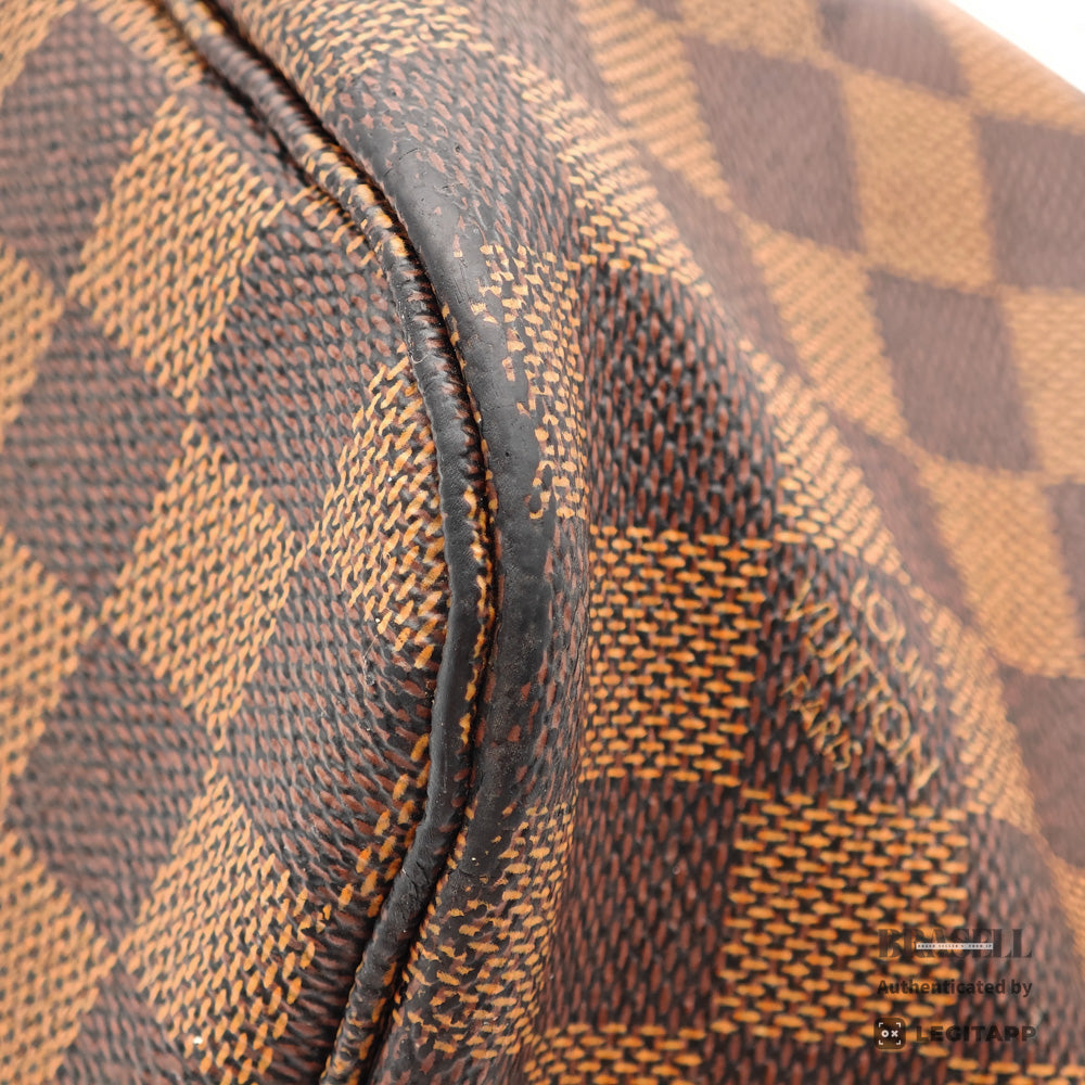 LOUIS VUITTON Neverfull MM Damier Canvas Brown Tote Bag N51105 【ImportFeeFREE】