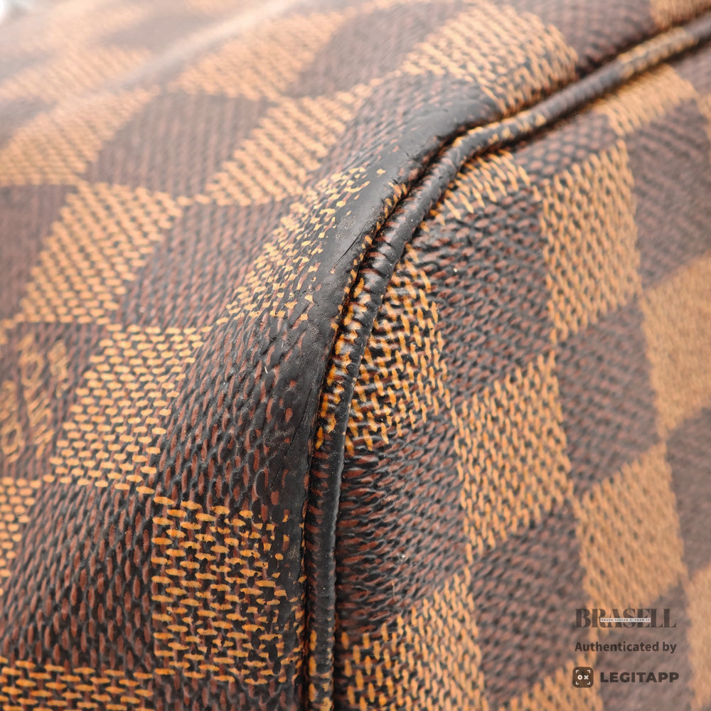 LOUIS VUITTON Neverfull MM Damier Canvas Brown Tote Bag N51105 【ImportFeeFREE】