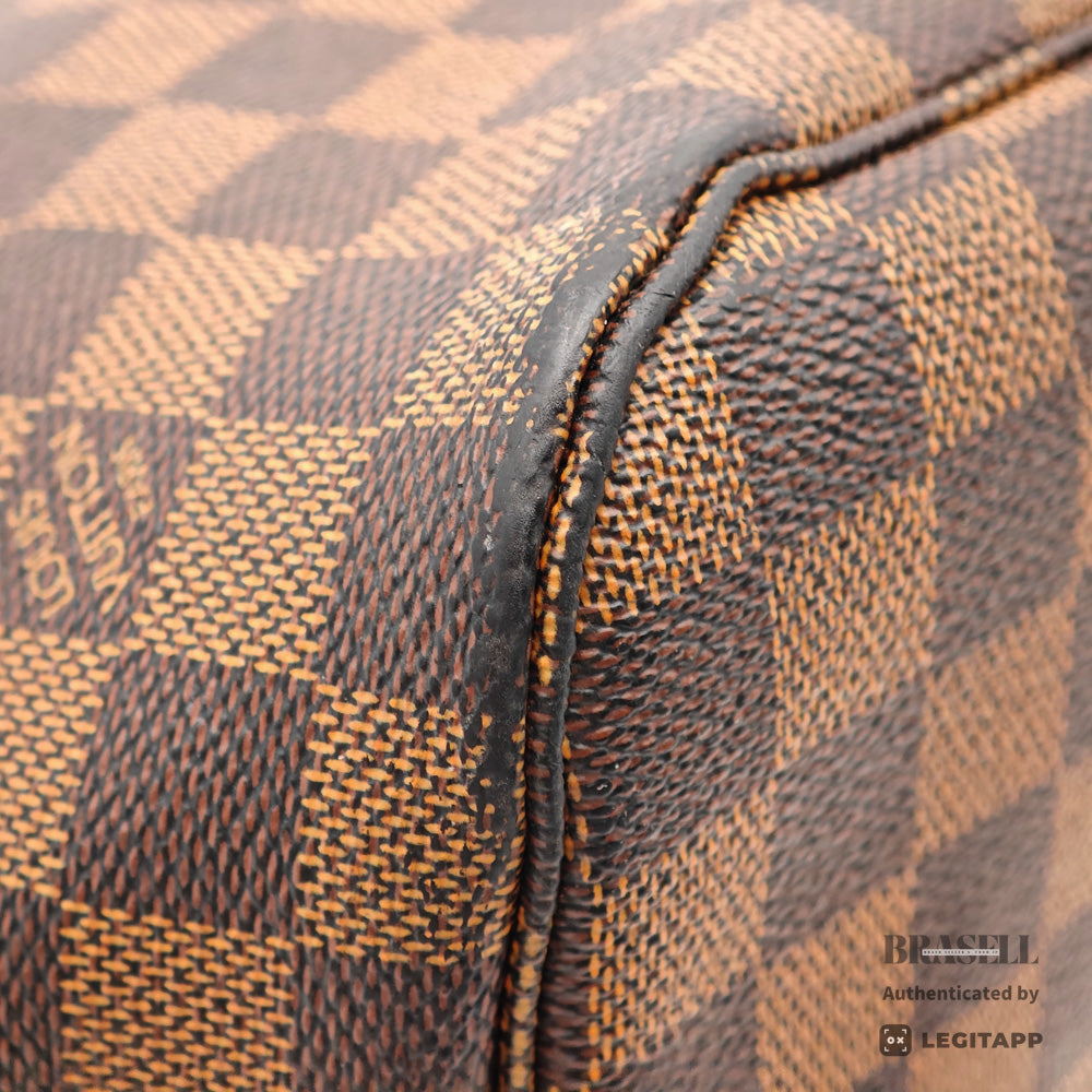 LOUIS VUITTON Neverfull MM Damier Canvas Brown Tote Bag N51105 【ImportFeeFREE】