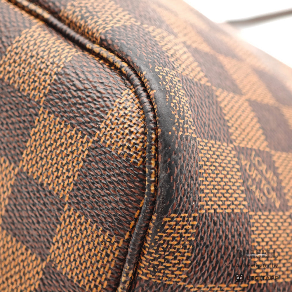 LOUIS VUITTON Neverfull MM Damier Canvas Brown Tote Bag N51105 【ImportFeeFREE】