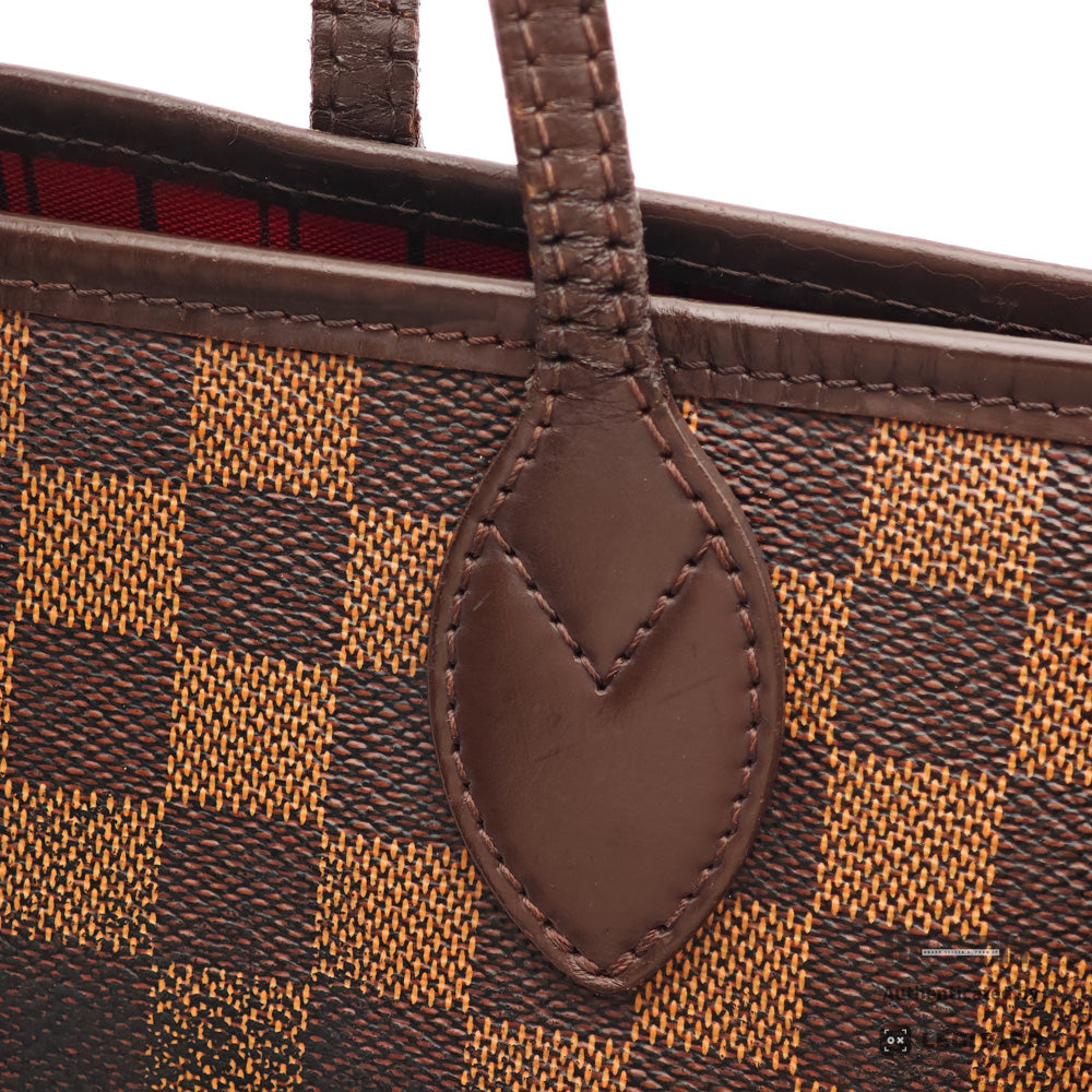 LOUIS VUITTON Neverfull MM Damier Canvas Brown Tote Bag N51105 【ImportFeeFREE】