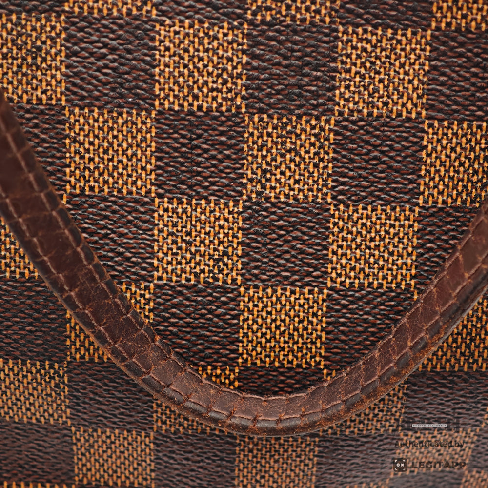 LOUIS VUITTON Neverfull MM Damier Canvas Brown Tote Bag N51105 【ImportFeeFREE】