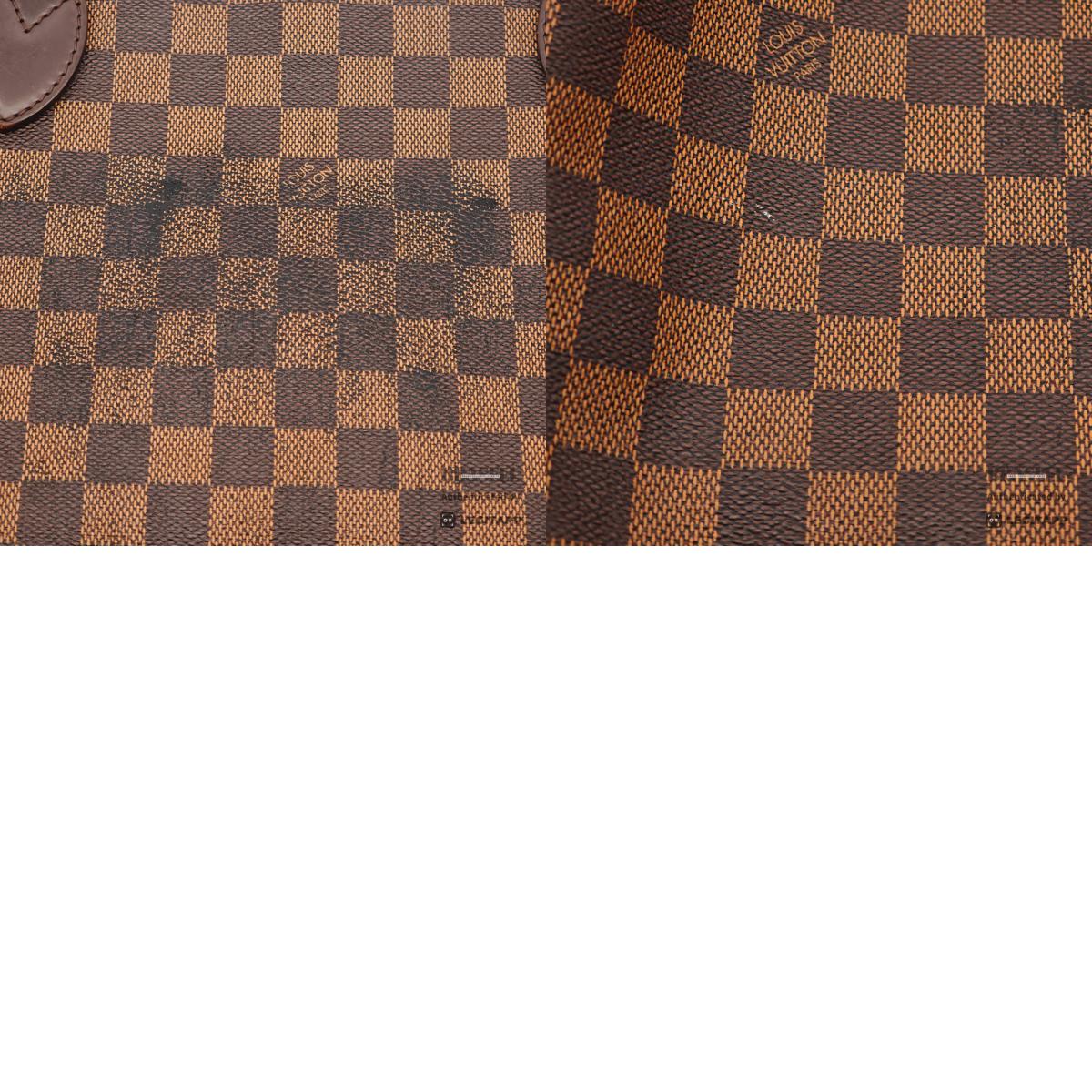 LOUIS VUITTON Neverfull MM Damier Canvas Brown Tote Bag N51105 【ImportFeeFREE】
