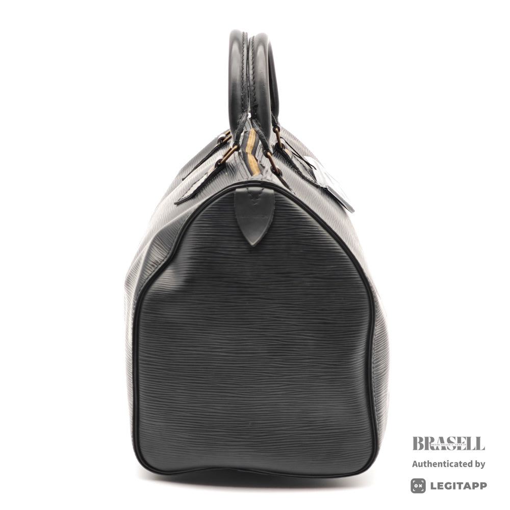 LOUIS VUITTON Speedy 35 Epi Leather Black Hand Bag M42992 【ImportFeeFREE】