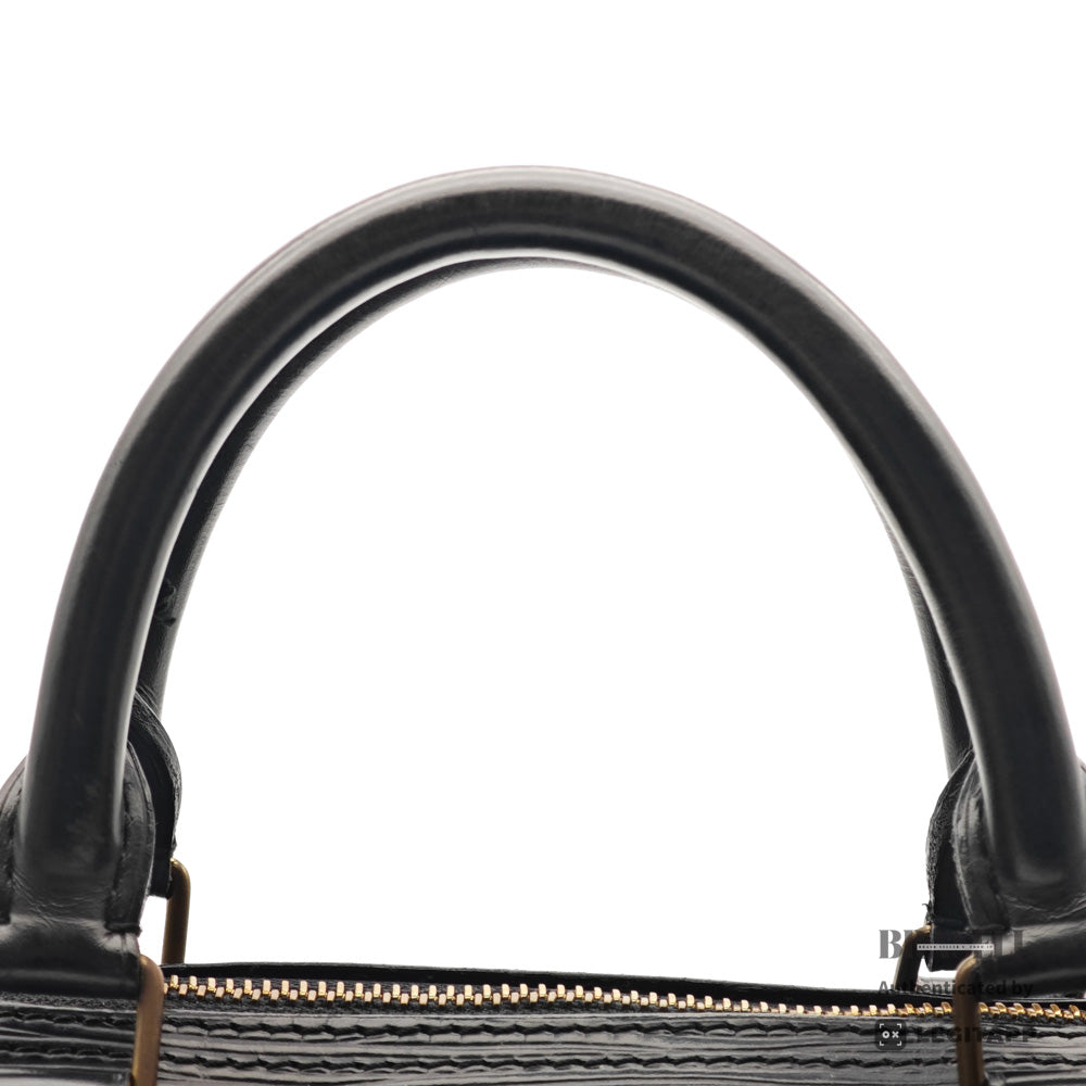 LOUIS VUITTON Speedy 35 Epi Leather Black Hand Bag M42992 【ImportFeeFREE】