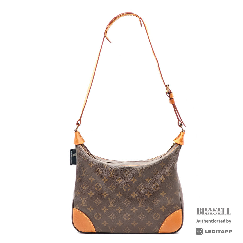 LOUIS VUITTON Boulogen Monogram Brown Shoulder Bag M51265【ImportFeeFREE】