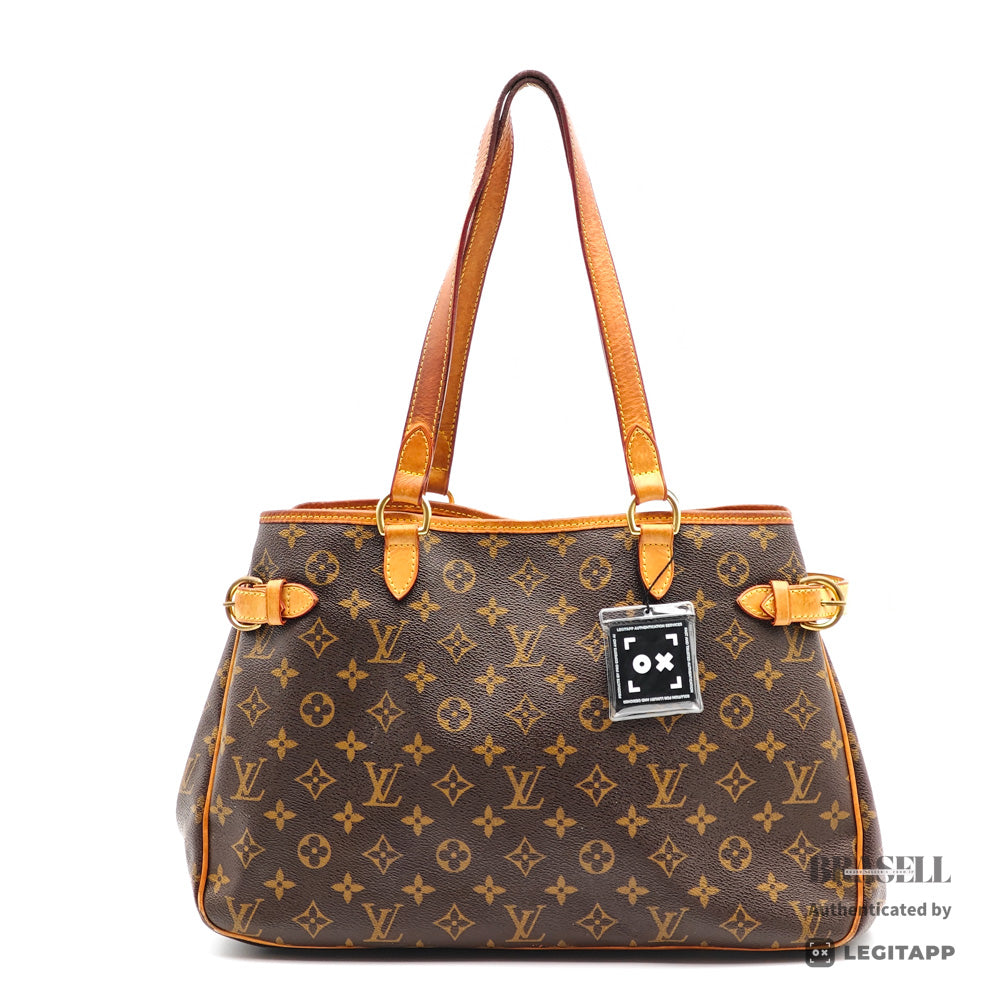 LOUIS VUITTON Batignolles Monogram Canvas Brown Tote Bag M51154【ImportFeeFREE】
