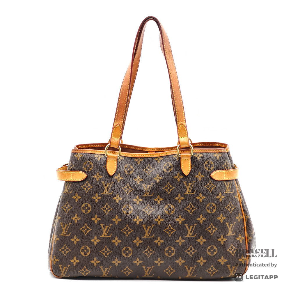 LOUIS VUITTON Batignolles Monogram Canvas Brown Tote Bag M51154【ImportFeeFREE】