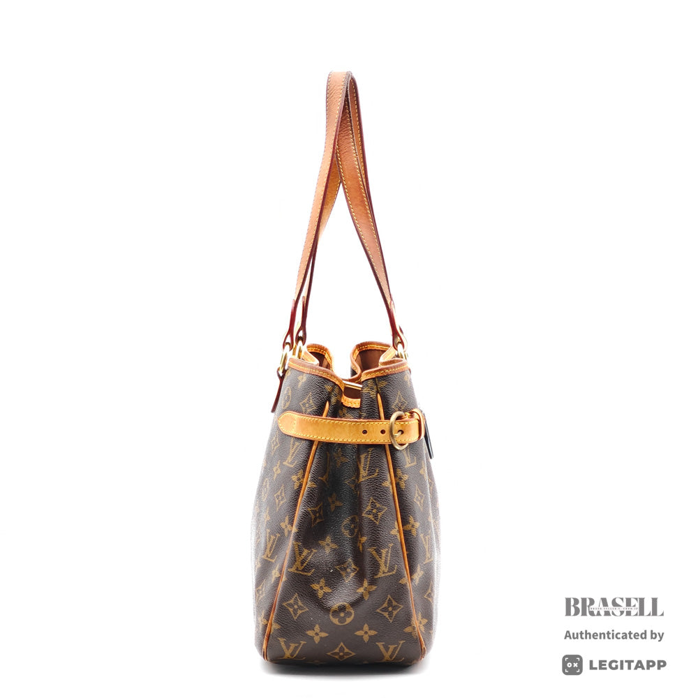 LOUIS VUITTON Batignolles Monogram Canvas Brown Tote Bag M51154【ImportFeeFREE】