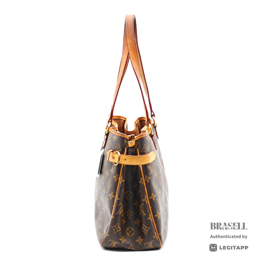 LOUIS VUITTON Batignolles Monogram Canvas Brown Tote Bag M51154【ImportFeeFREE】