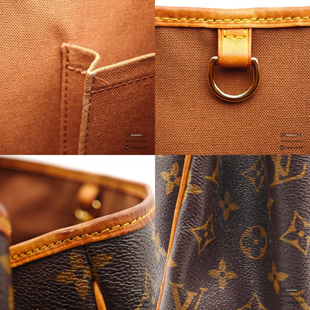 LOUIS VUITTON Batignolles Monogram Canvas Brown Tote Bag M51154【ImportFeeFREE】