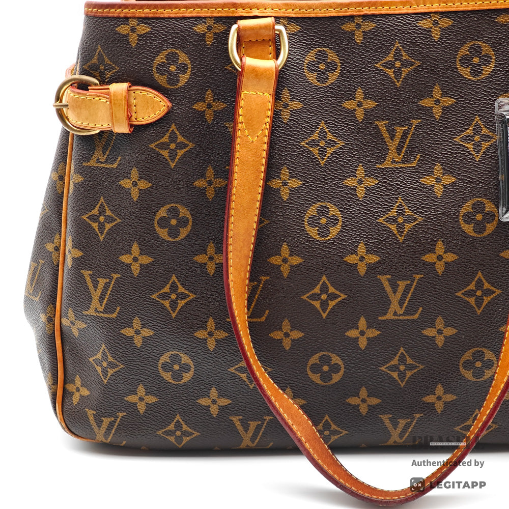LOUIS VUITTON Batignolles Monogram Canvas Brown Tote Bag M51154【ImportFeeFREE】