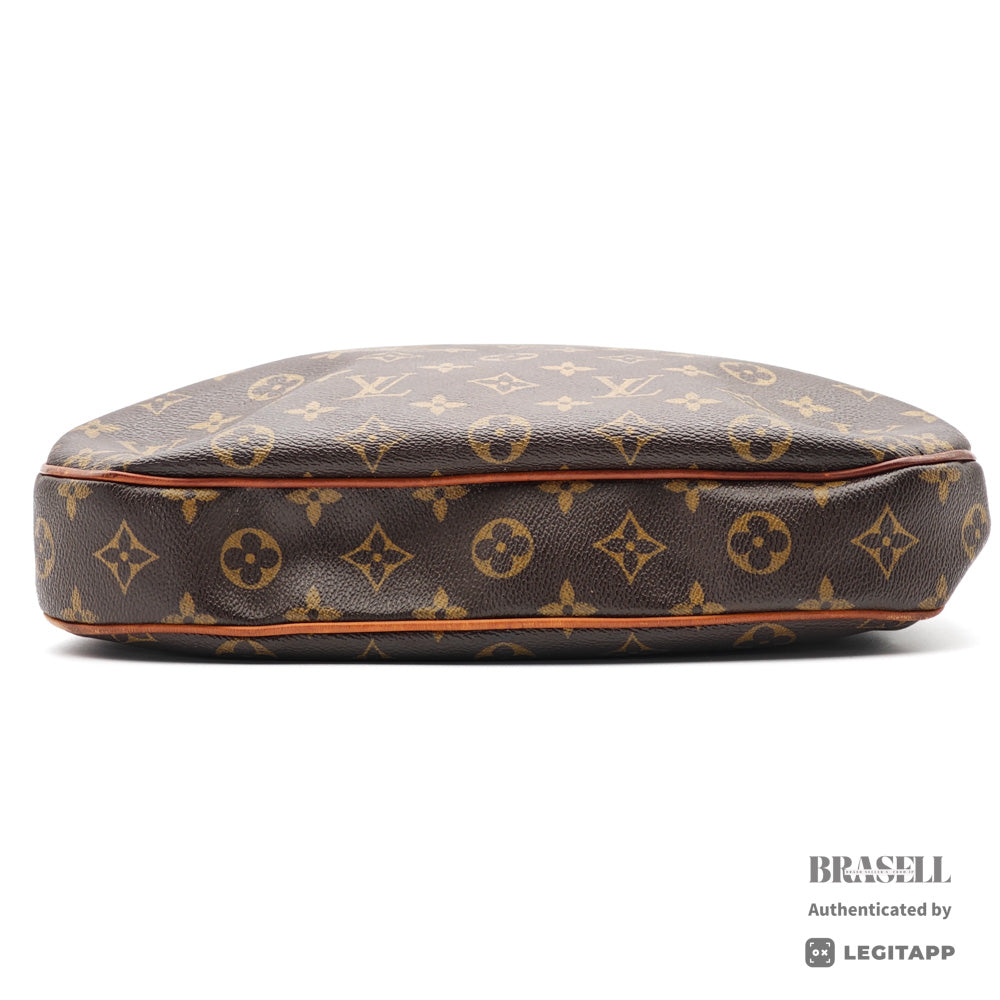 LOUIS VUITTON Odeon MM Monogram Canvas Brown Shoulder Bag 【ImportFeeFREE】