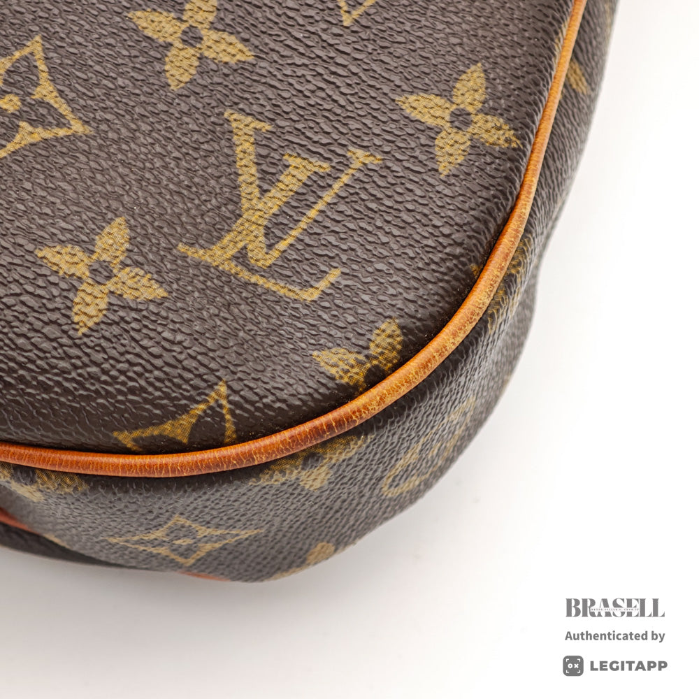 LOUIS VUITTON Odeon MM Monogram Canvas Brown Shoulder Bag 【ImportFeeFREE】