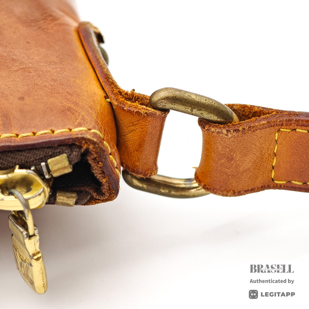 LOUIS VUITTON Odeon MM Monogram Canvas Brown Shoulder Bag 【ImportFeeFREE】