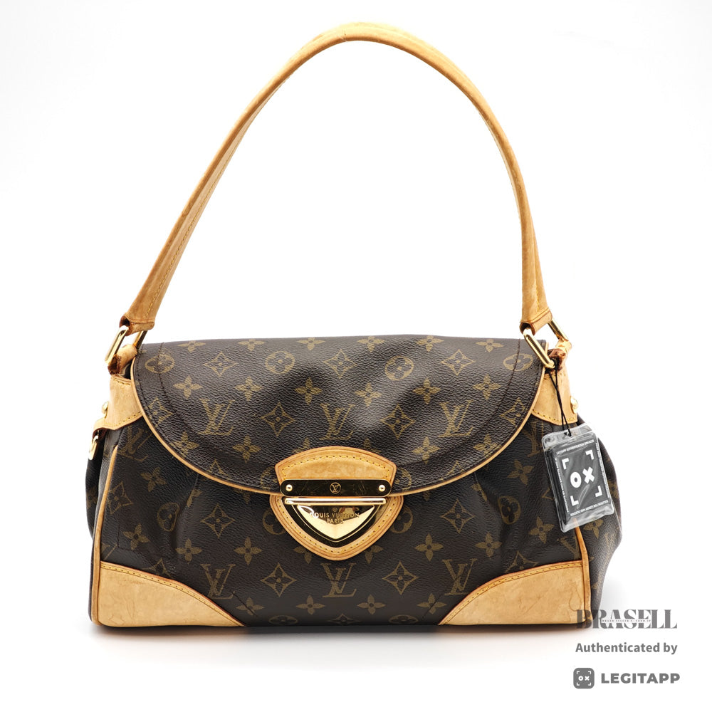 LOUIS VUITTON Beverly MM Monogram Canvas Brown Shoulder Bag【ImportFeeFREE】