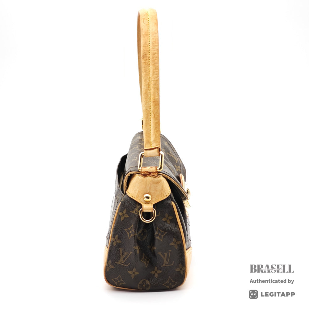 LOUIS VUITTON Beverly MM Monogram Canvas Brown Shoulder Bag【ImportFeeFREE】