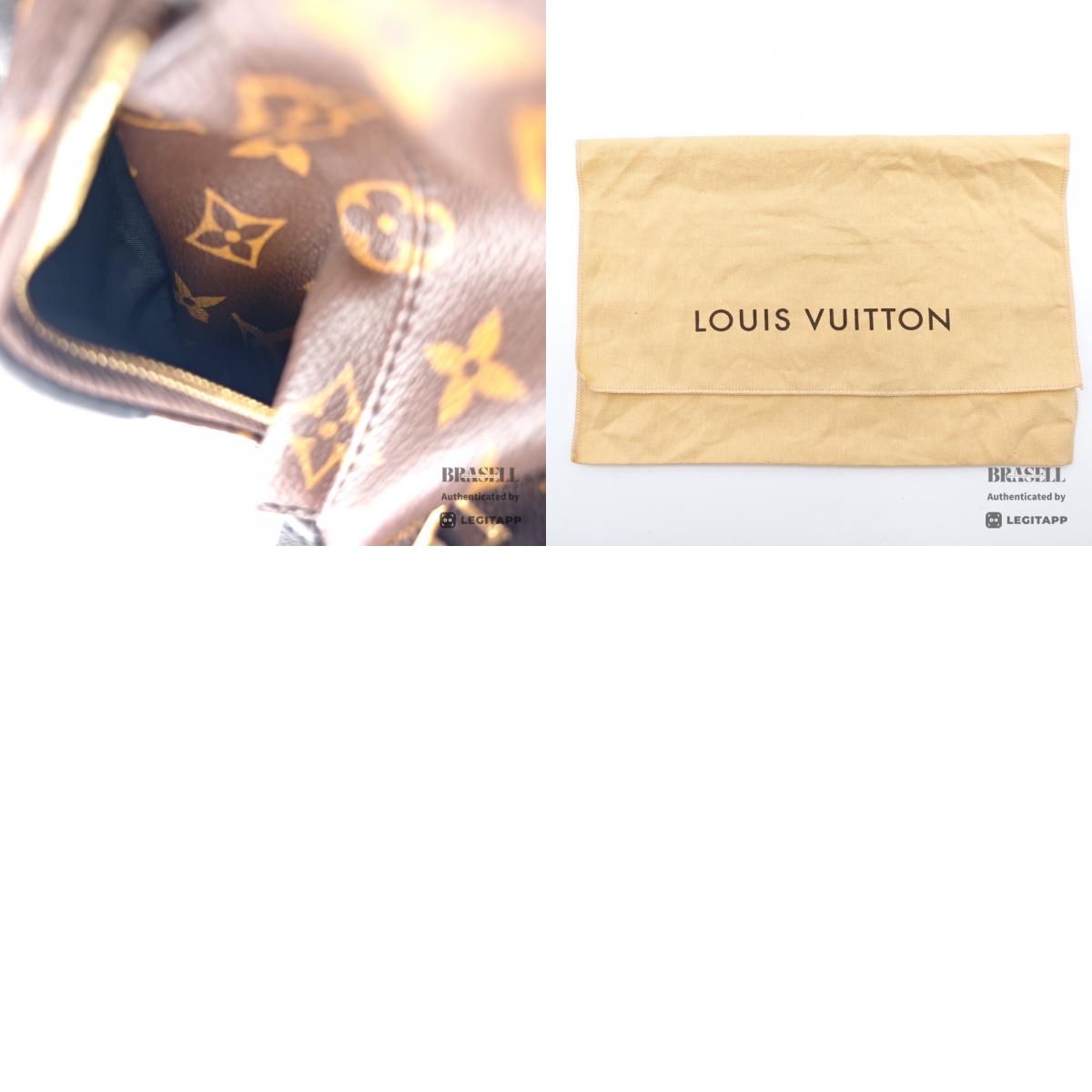 LOUIS VUITTON Palm Springs Mini Monogram Canvas Brown Backpack 【ImportFeeFREE】