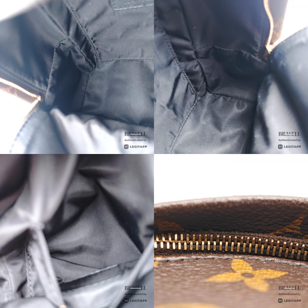 LOUIS VUITTON Palm Springs Mini Monogram Canvas Brown Backpack 【ImportFeeFREE】