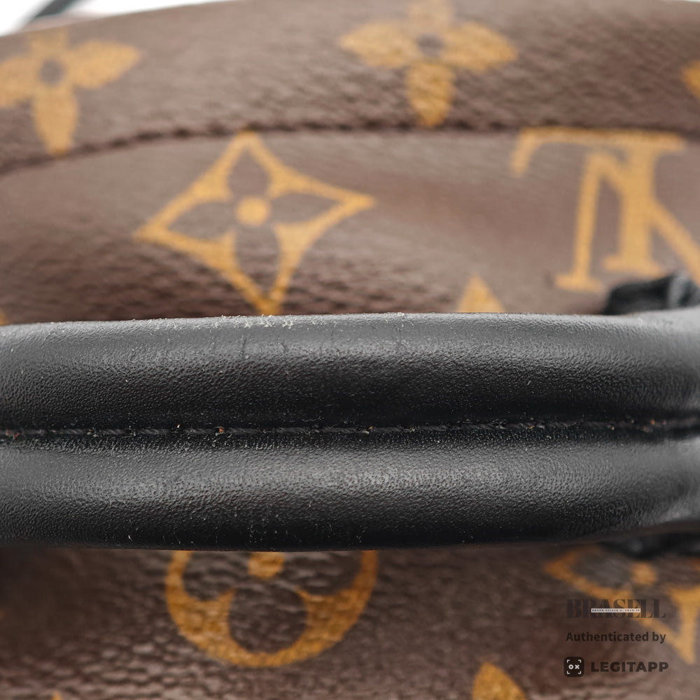 LOUIS VUITTON Palm Springs Mini Monogram Canvas Brown Backpack 【ImportFeeFREE】