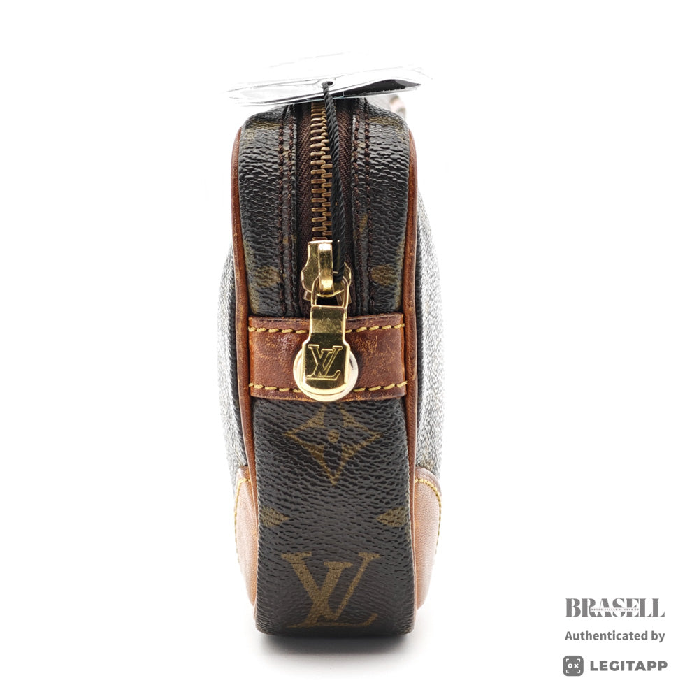 LOUIS VUITTON Marly Dragonne PM Monogram Canvas Clutch Bag【ImportFeeFREE】