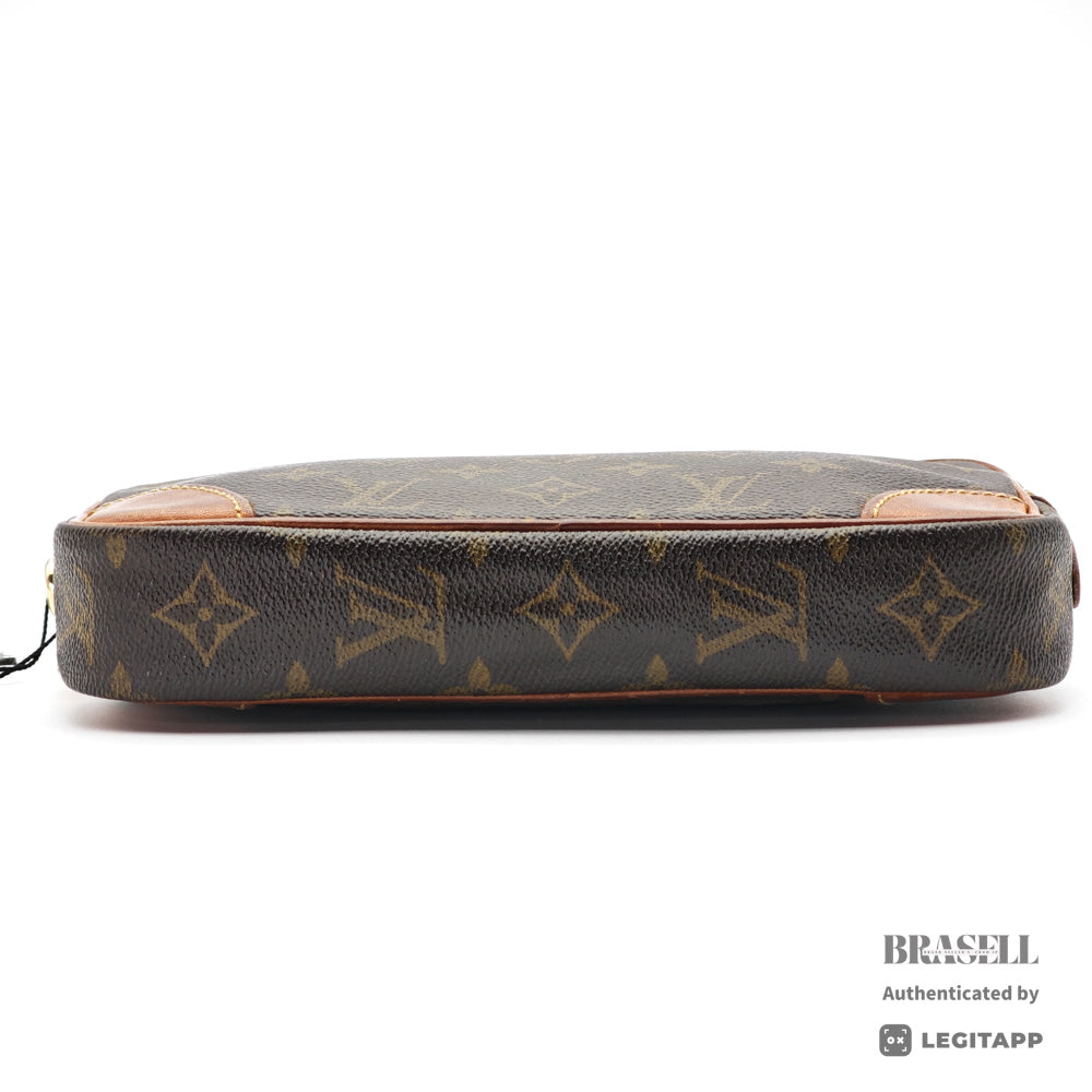 LOUIS VUITTON Marly Dragonne PM Monogram Canvas Clutch Bag【ImportFeeFREE】