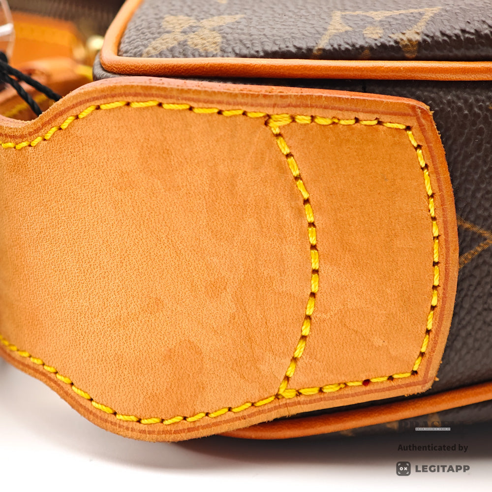 LOUIS VUITTON Croissant MM Monogram Canvas Shoulder Bag M51512【ImportFeeFREE】