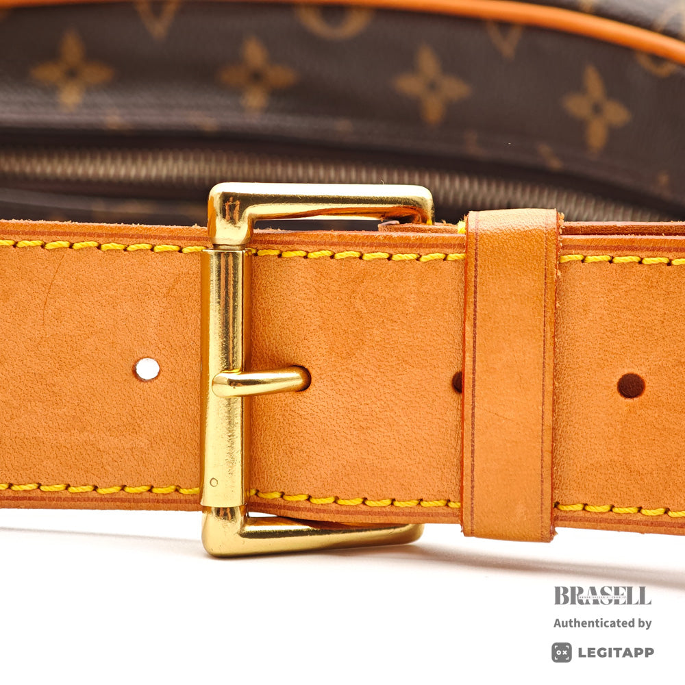 LOUIS VUITTON Croissant MM Monogram Canvas Shoulder Bag M51512【ImportFeeFREE】
