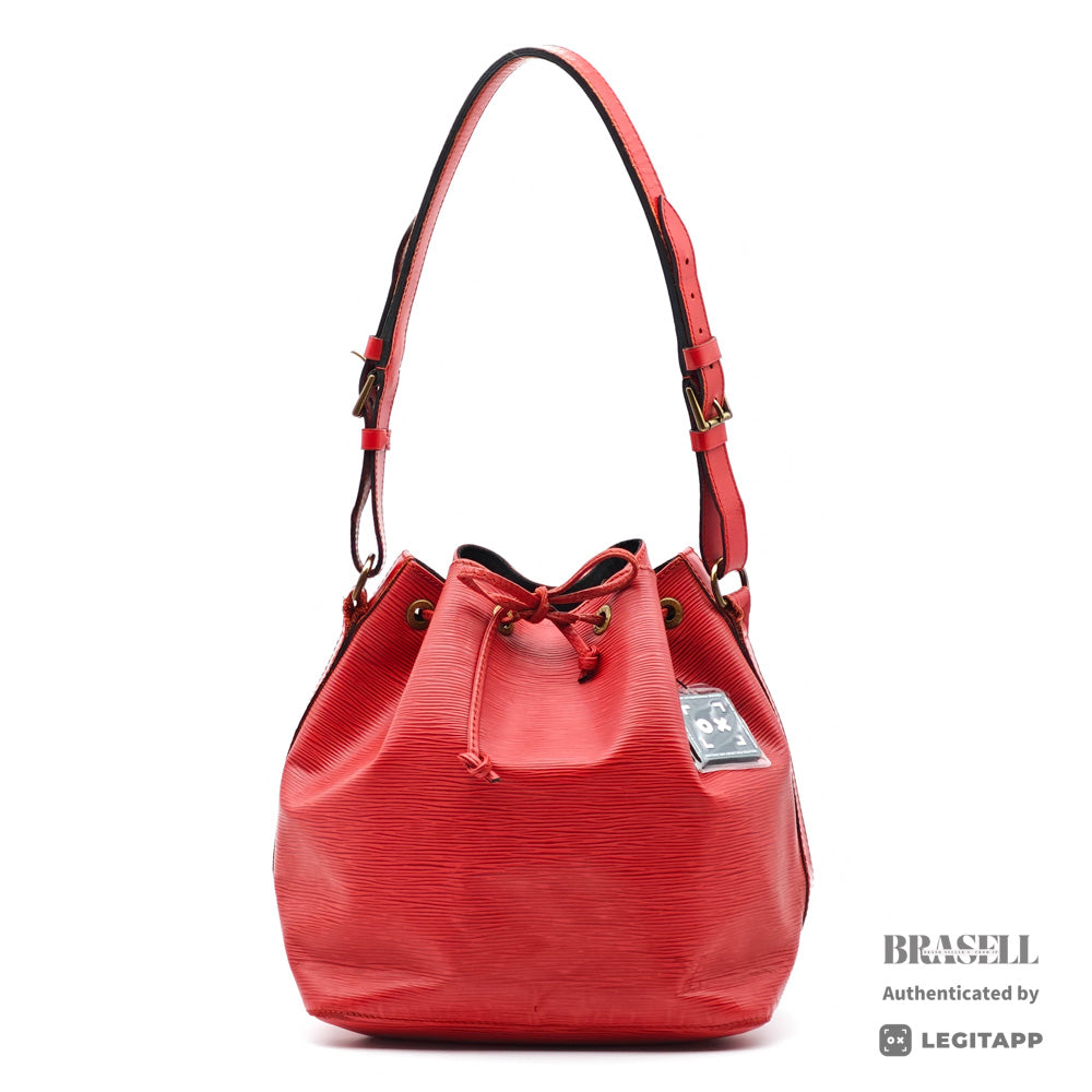 Louis Vuitton Epi Petit Noe Castilian Red Shoulder Bag M44107 【ImportFeeFREE】