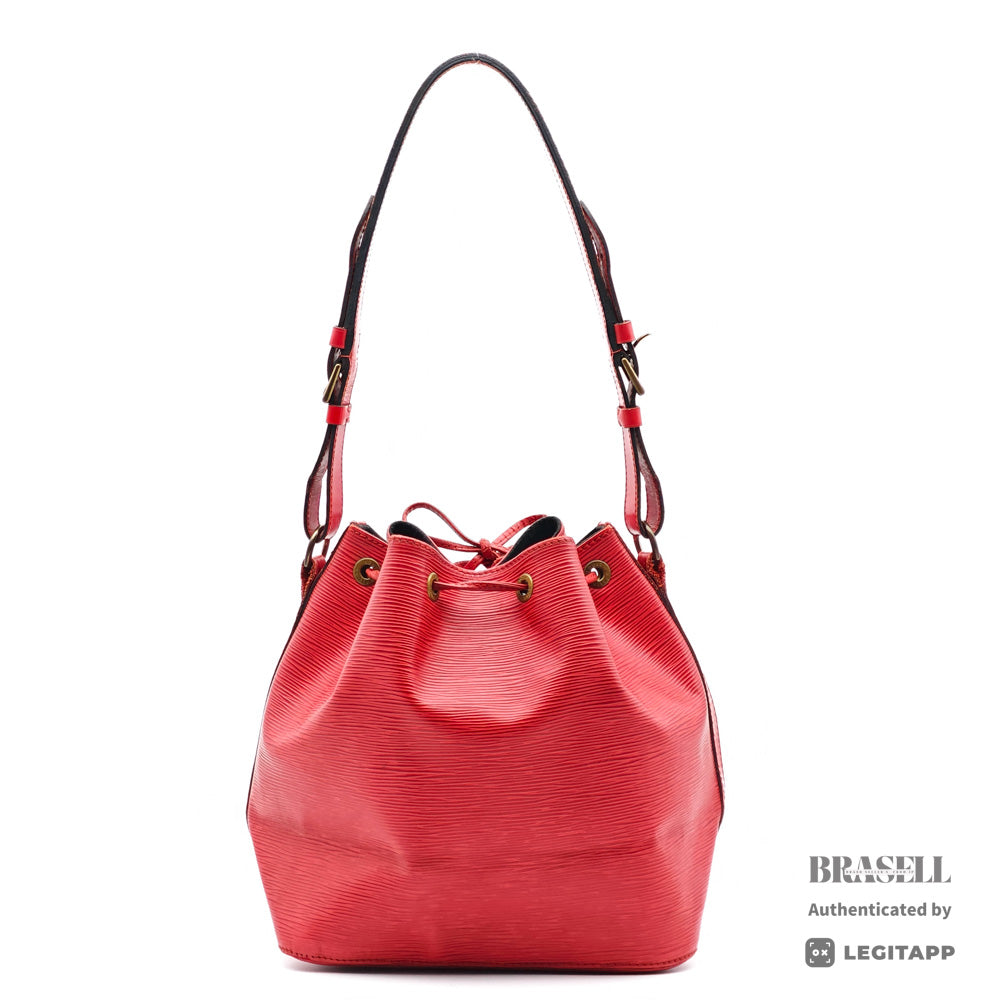 Louis Vuitton Epi Petit Noe Castilian Red Shoulder Bag M44107 【ImportFeeFREE】