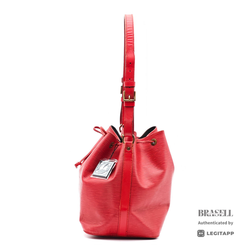 Louis Vuitton Epi Petit Noe Castilian Red Shoulder Bag M44107 【ImportFeeFREE】
