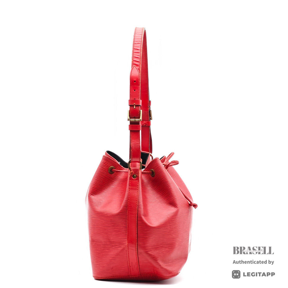 Louis Vuitton Epi Petit Noe Castilian Red Shoulder Bag M44107 【ImportFeeFREE】