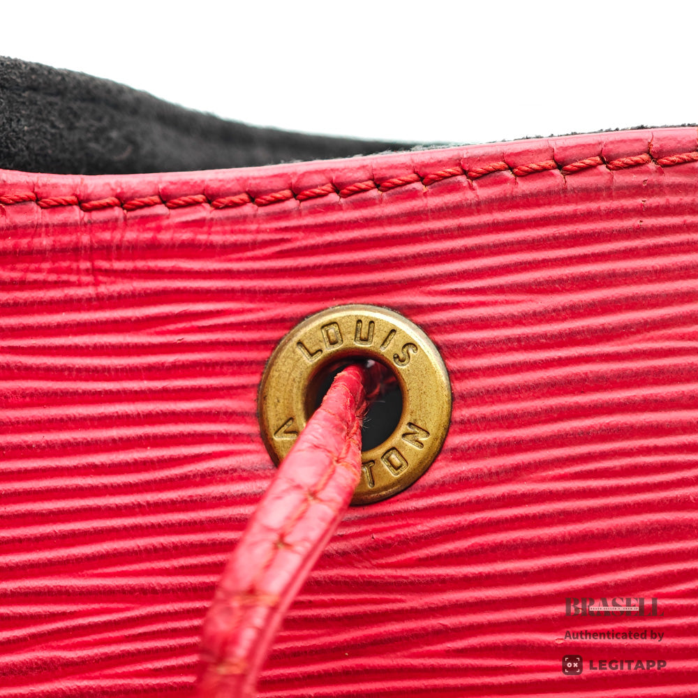 Louis Vuitton Epi Petit Noe Castilian Red Shoulder Bag M44107 【ImportFeeFREE】